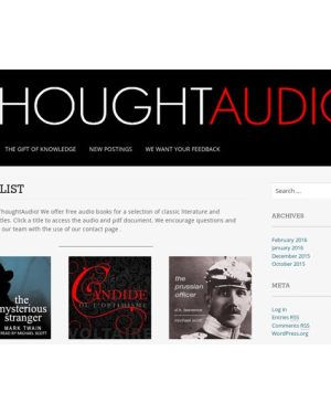 ThoughtAudio – Audiobooks and stories in English